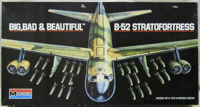 Monogram 1/72 B-52 Stratofortress Big Bad and Beautiful, 5709 plastic model kit